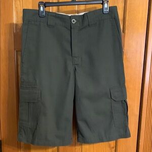 Men's Green Cargo Shorts
